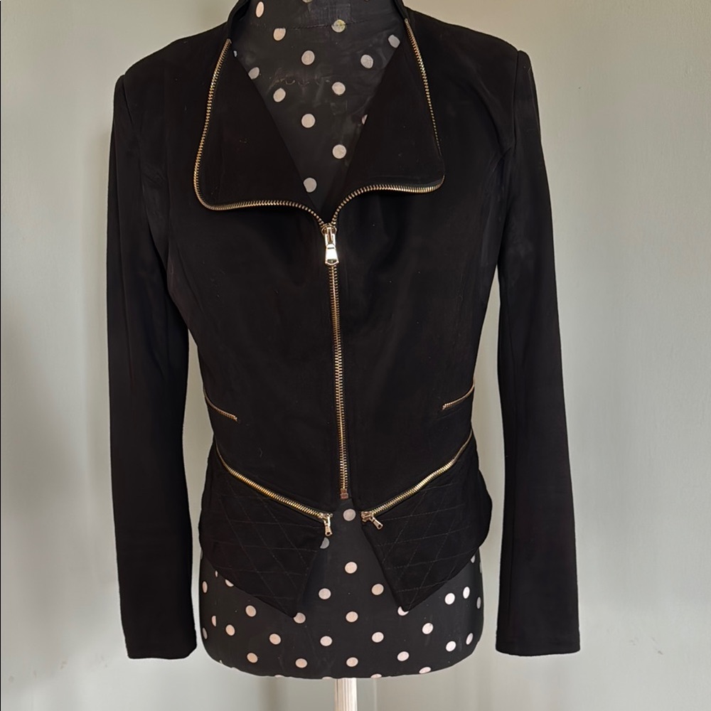 Black Zippered Women's Jacket